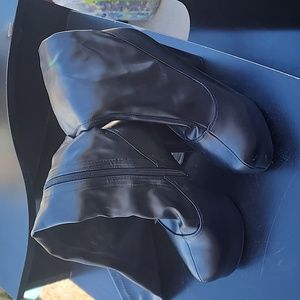 Truffle Thigh High Platform Boots